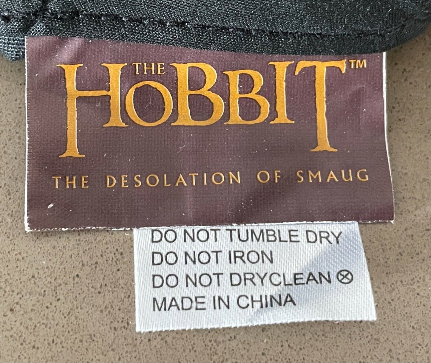 'THE HOBBIT The Desolation of Smaug" Black Curved Brim Cap Hat Trucker 59cm