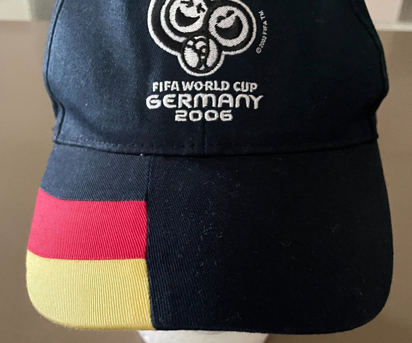 Cap FIFA WORLD CUP Germany 2006 Official Licensed Mesh Cotton  Black Soccer