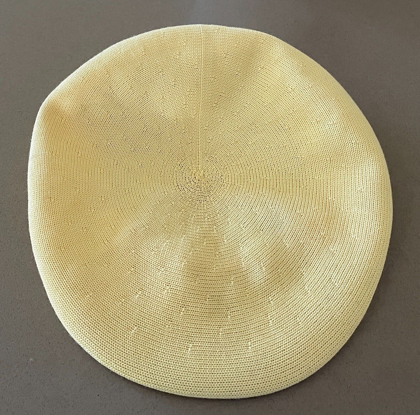 KANGOL Bailey Flat Andy Cap England Gold Yellow Fabric Size S Vintage England