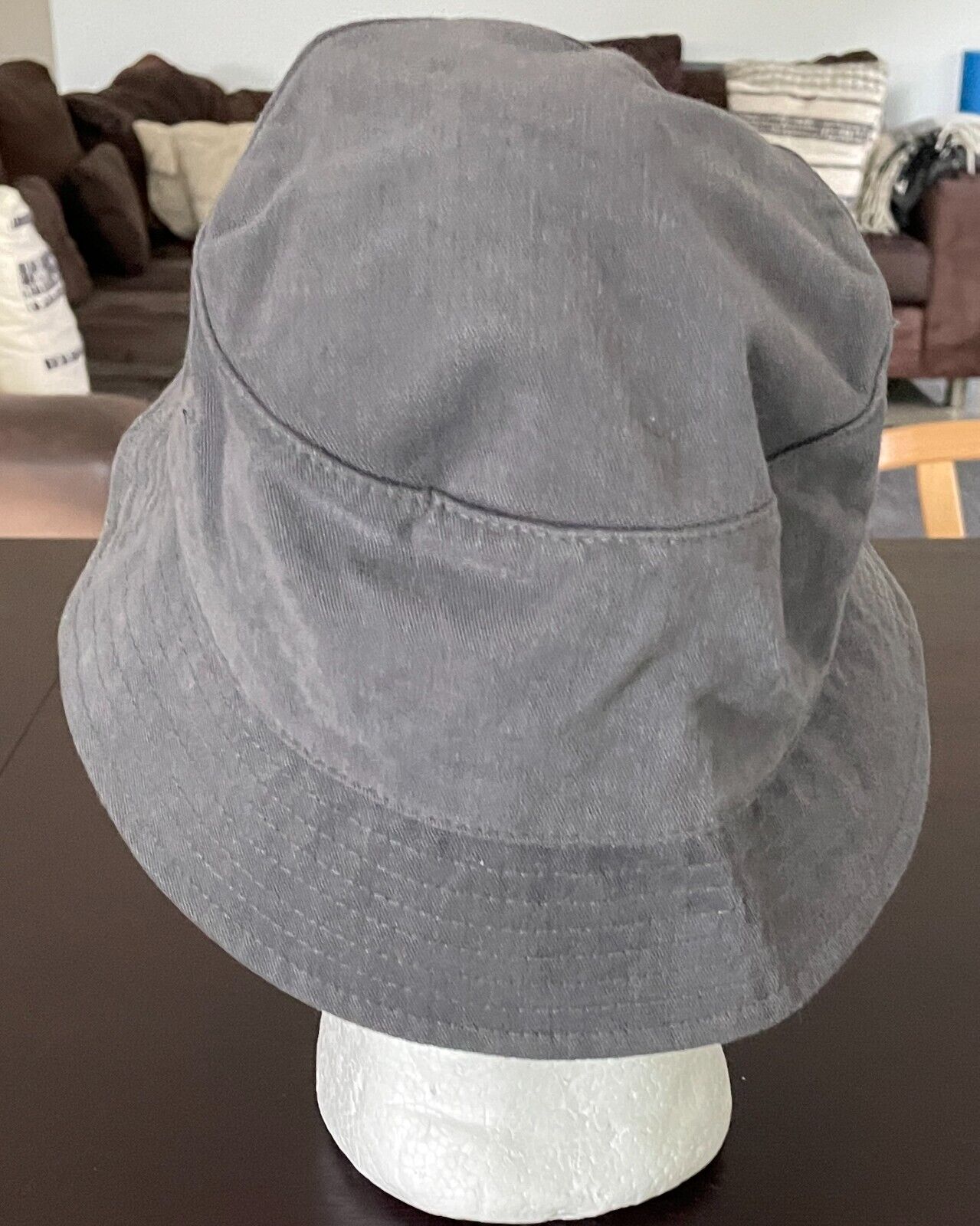 Unisex Bucket Hat FRANCE Souvenir Grey Wash Cotton One Size