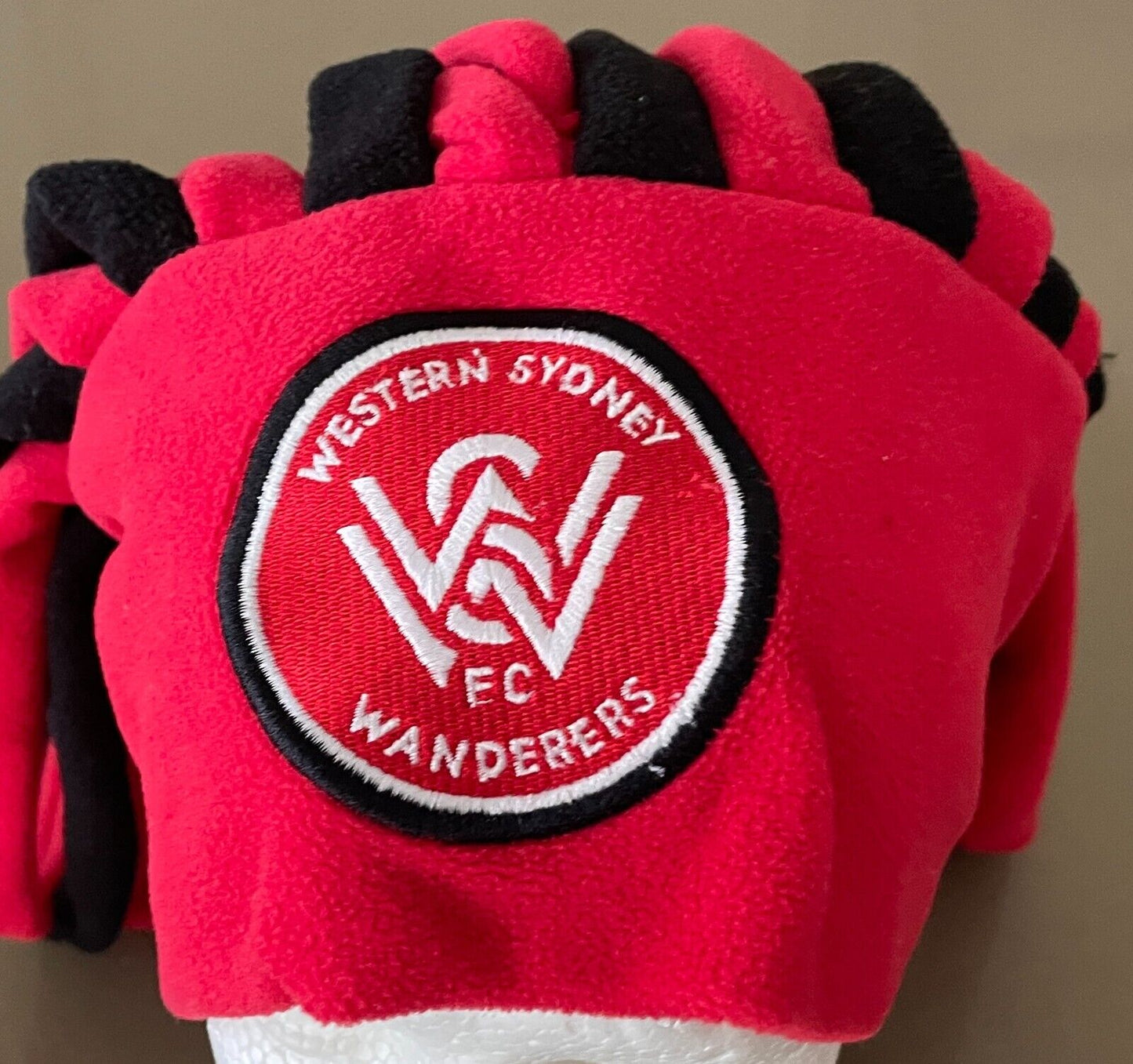 Fan Hat WESTERN SYDNEY WANDERERS FC A-League Dreadlocks Beanie Football Soccer