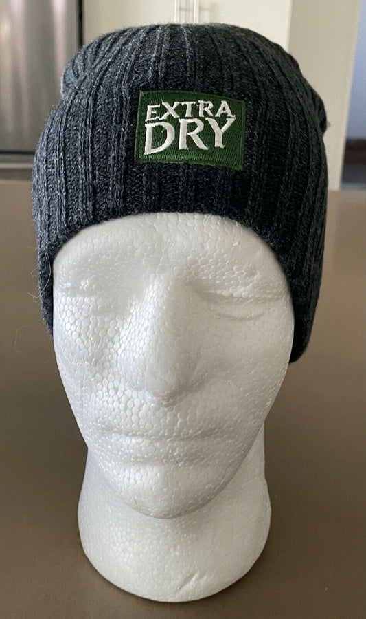 TOOHEYS Knit Beanie EXTRA DRY Embroidered Logo Grey Rib Beer Brewery Hat NEW