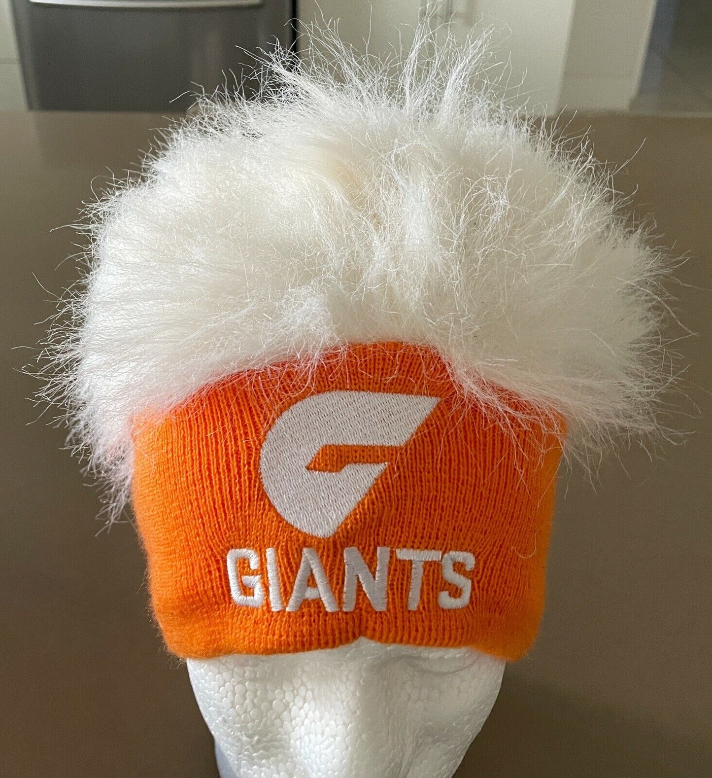 Fan Cap GIANTS Knit Beanie NSW AFL Greater Western Sydney Hair Back Men Hat NEW