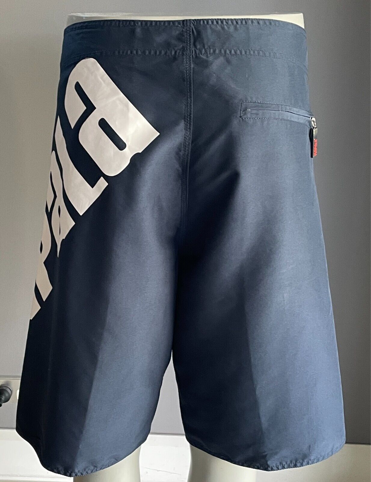 Board Shorts RAPALA Navy White Logo Print Swim Shorts Mens Size 38 96cm Waist