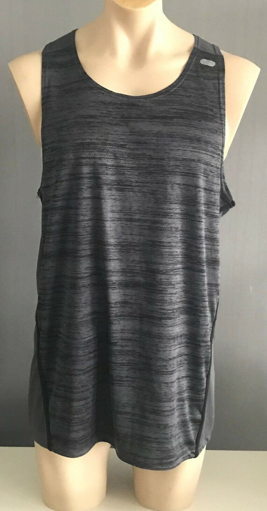 CLOTHING & CO Sports Tank Top Dark Grey Sleeveless Training Running Mens XXL