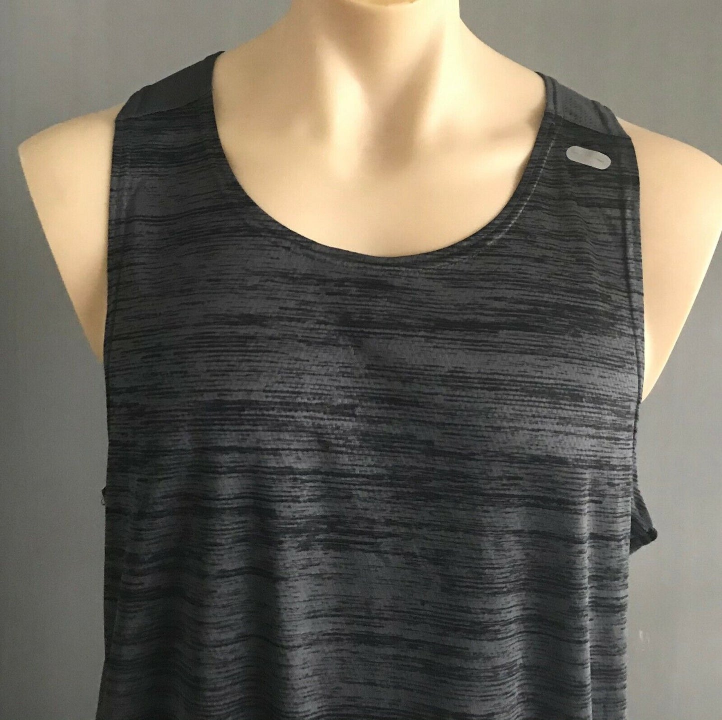 CLOTHING & CO Sports Tank Top Dark Grey Sleeveless Training Running Mens XXL