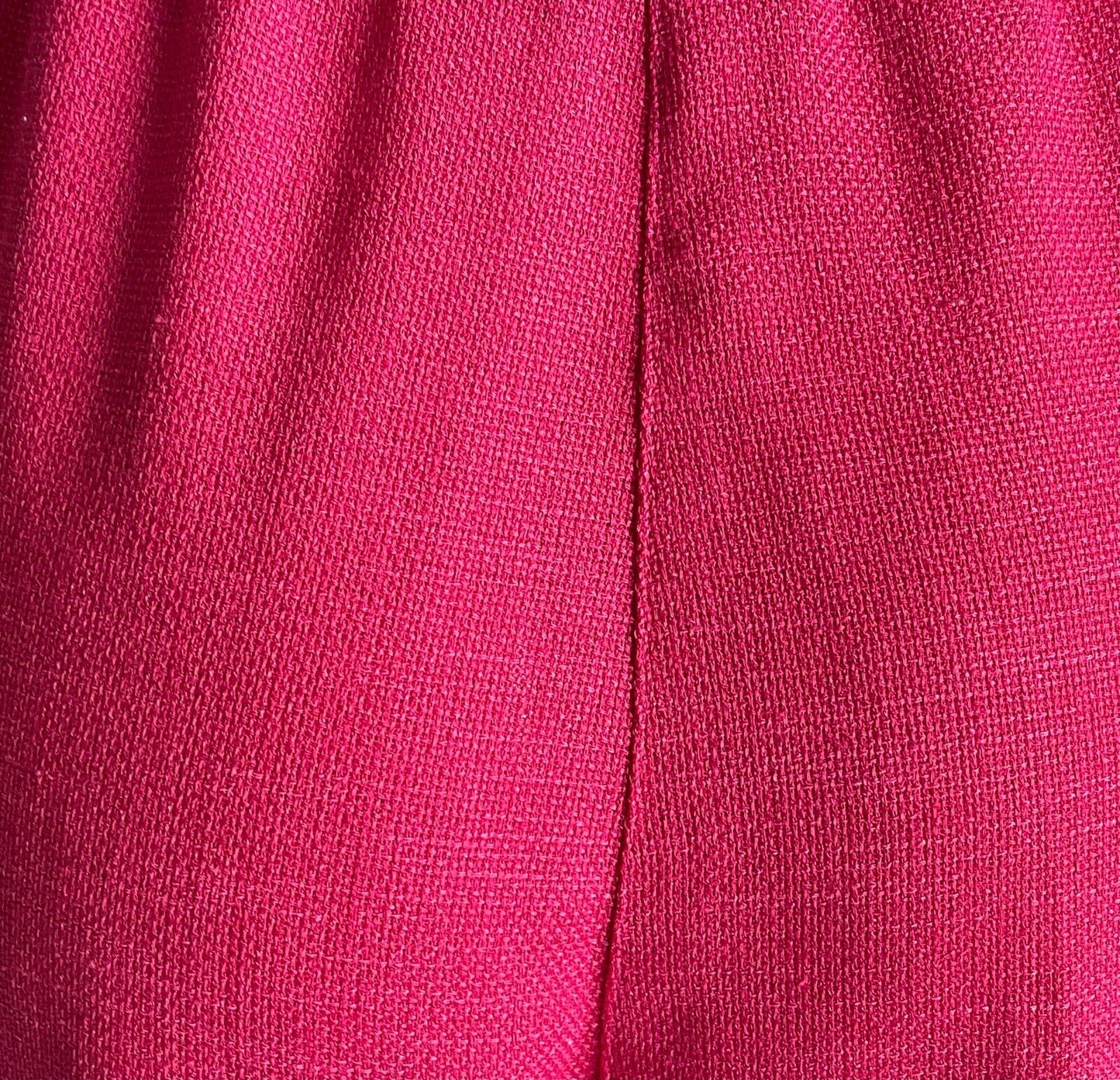 CLUB CAPRI Pants Cerise Straight Leg Elastic Waist Ladies Size 16 Trousers Retro