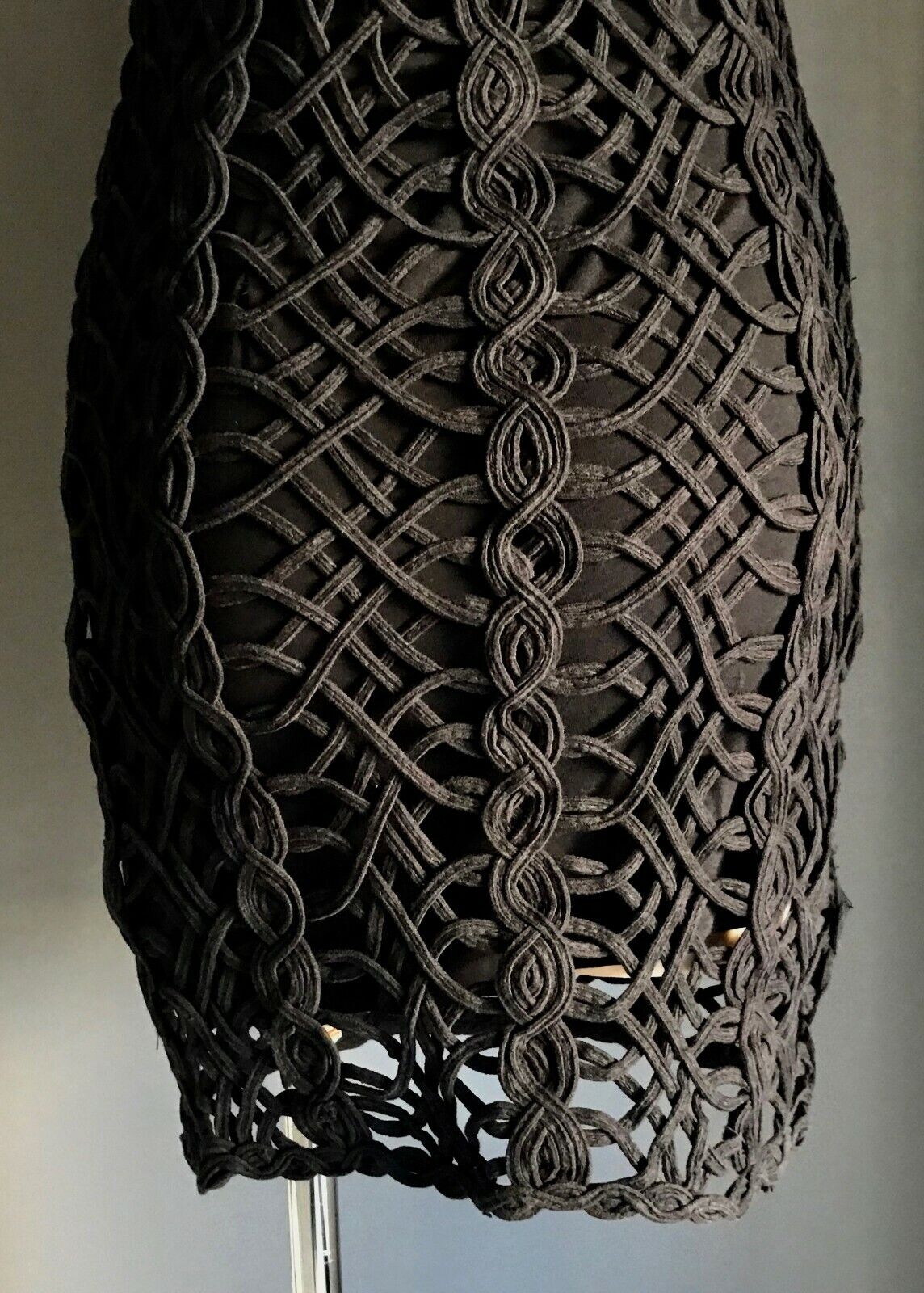 SASS & BIDE Bodycon Dress Black "Cotton Twists" Sleeveless Ladies Size 8 10 NEW