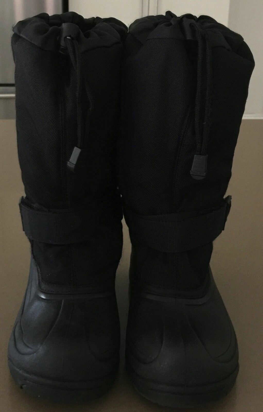 STORM Snow Boots Nylon & Rubber Black Size 38 Length 29cm Ski WinterUnisex