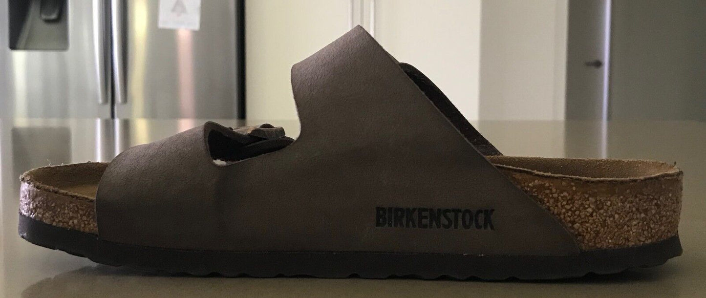 Birkenstock Arizona Sandals Size 36 (L5) Brown Leather Adjustable Buckles Unisex