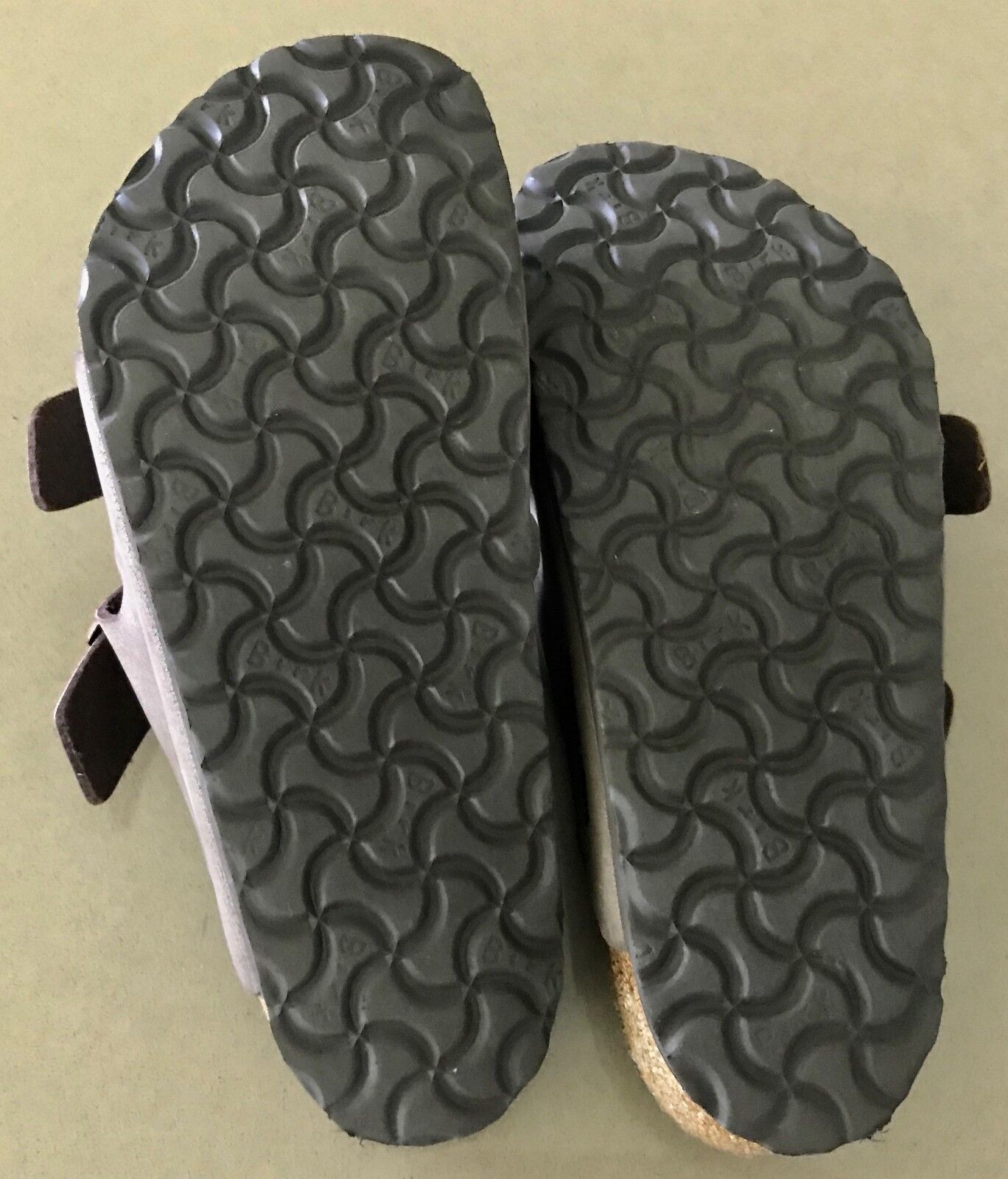 Birkenstock Arizona Sandals Size 36 (L5) Brown Leather Adjustable Buckles Unisex