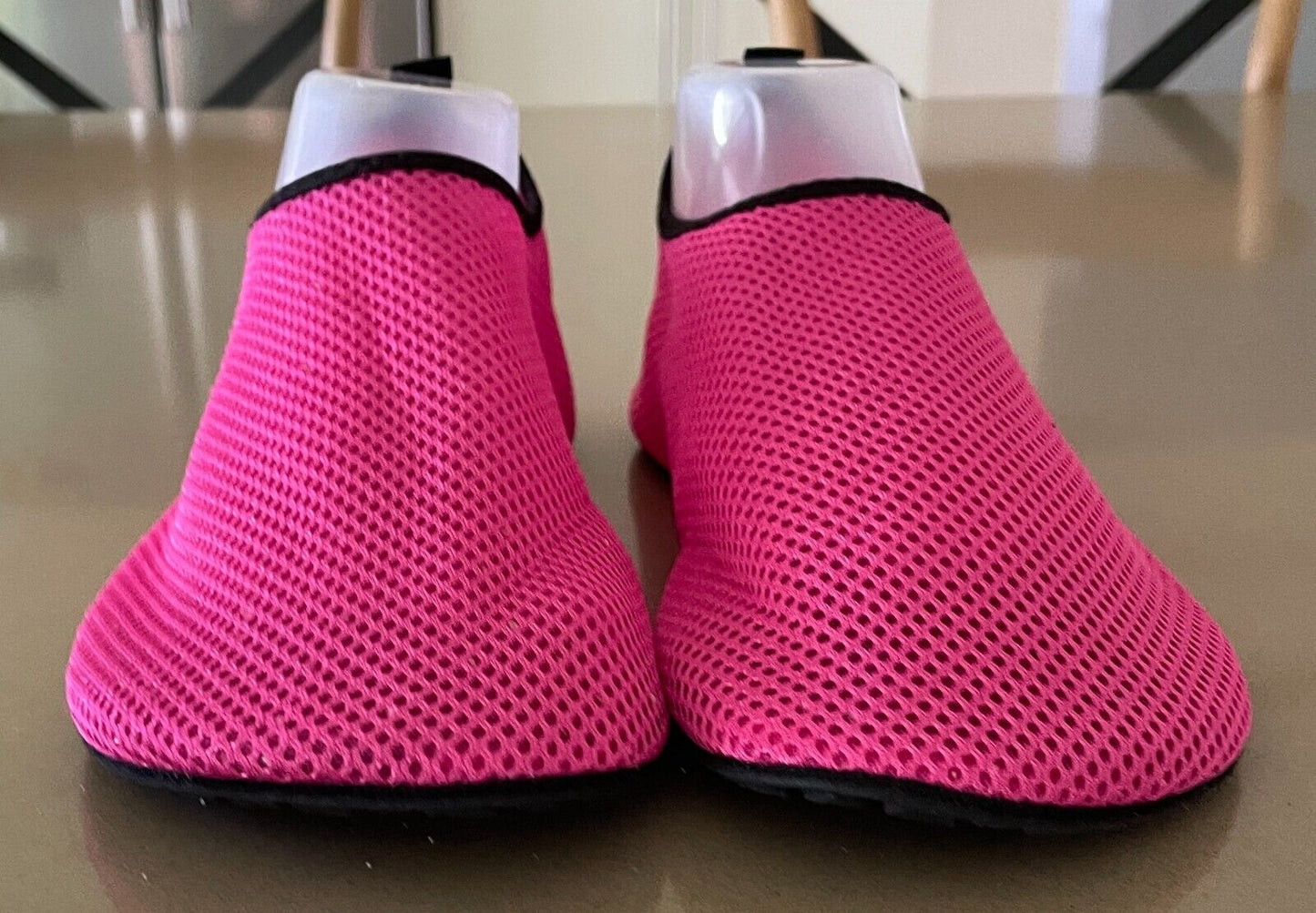 Unisex Pink Aqua Quick-Dry Water Shoes Dive Surf  Swim Beach Yoga 44/45 Slipons