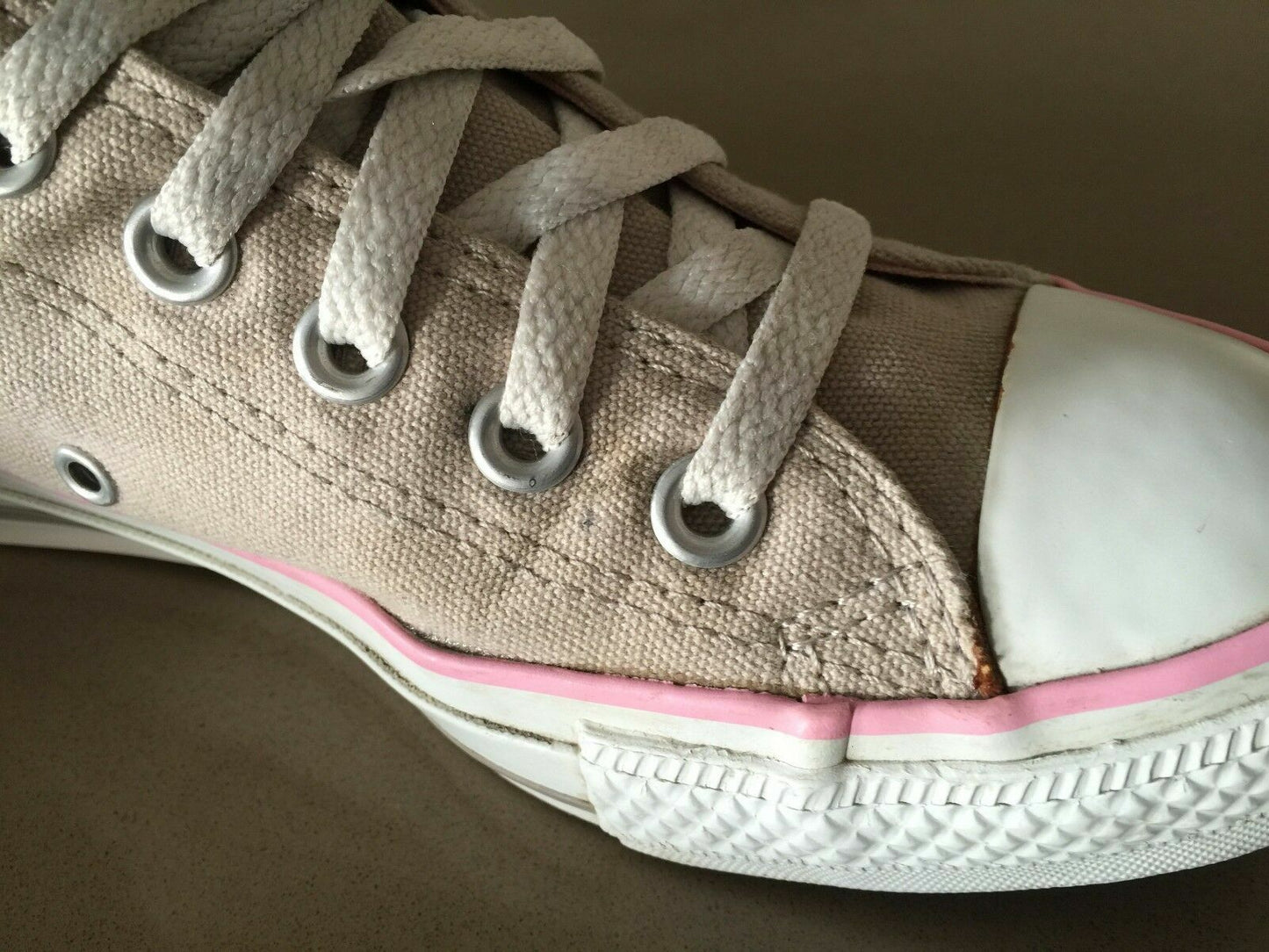 CONVERSE ALL STAR X Hi Top Sneakers Beige & White Men 4 W 6 25cm Unisex Shoes
