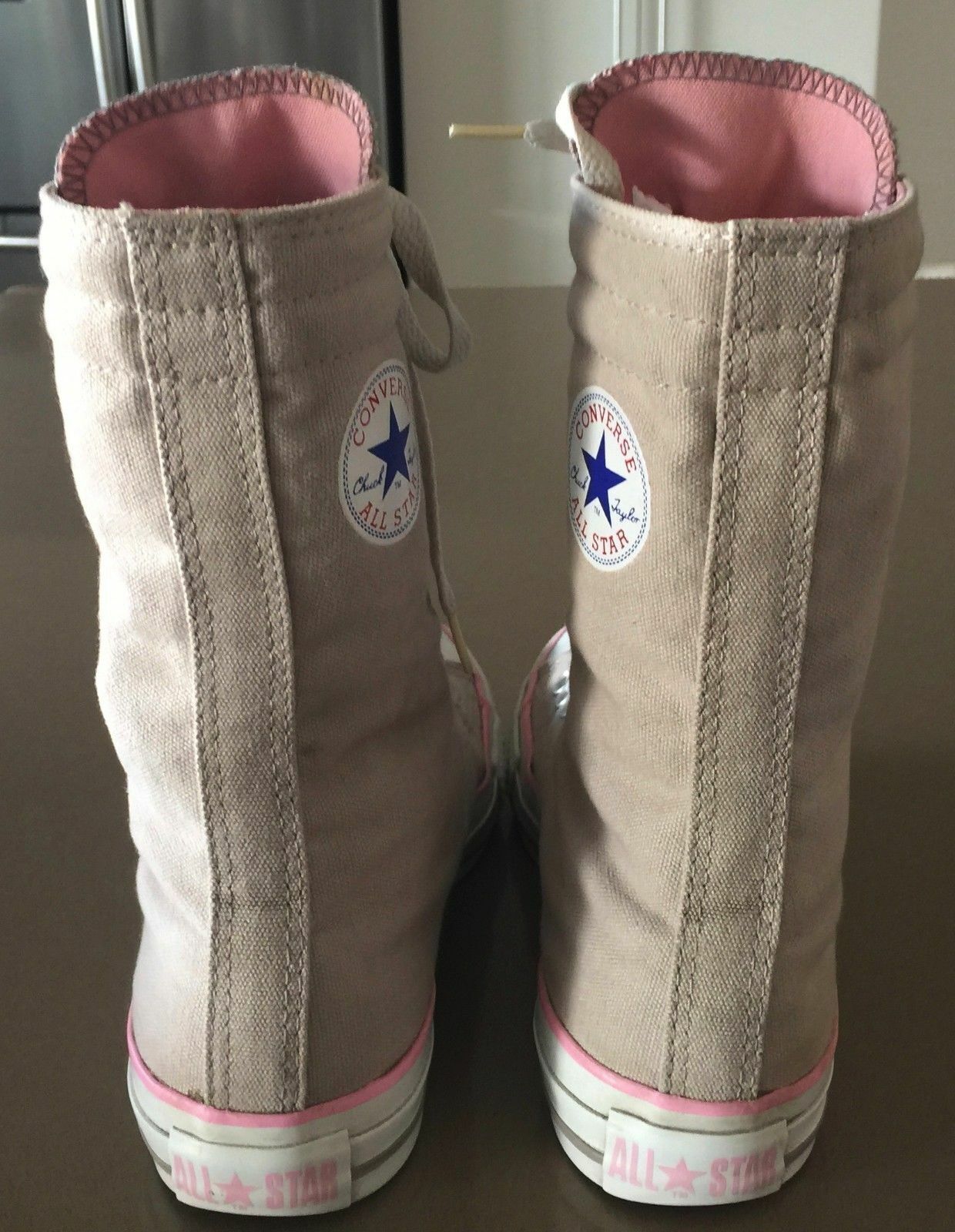 CONVERSE ALL STAR X Hi Top Sneakers Beige & White Men 4 W 6 25cm Unisex Shoes