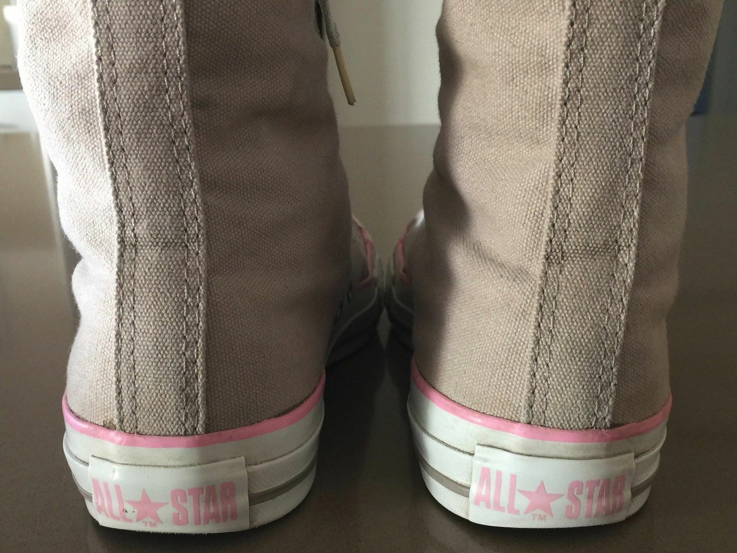 CONVERSE ALL STAR X Hi Top Sneakers Beige & White Men 4 W 6 25cm Unisex Shoes