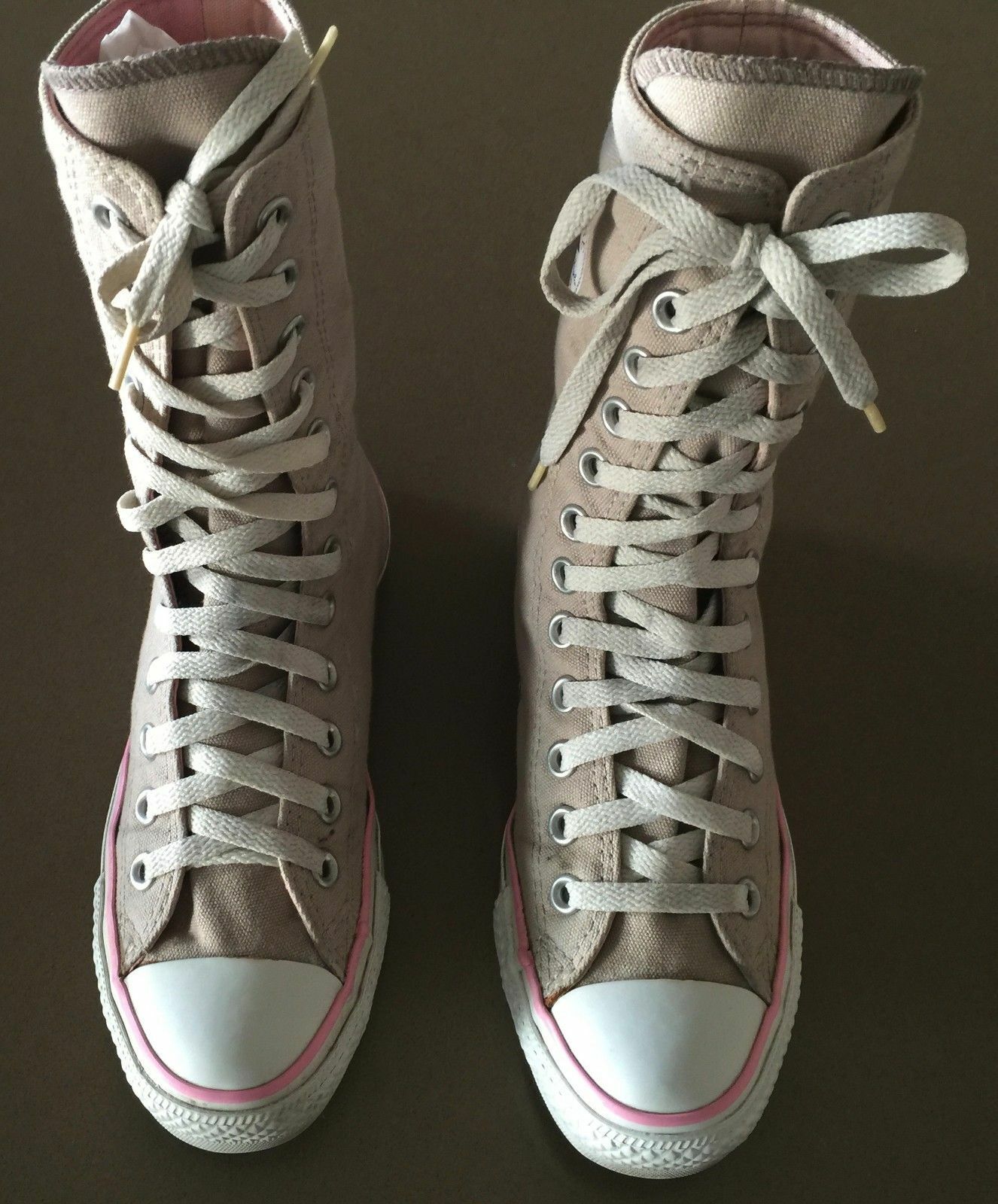 CONVERSE ALL STAR X Hi Top Sneakers Beige & White Men 4 W 6 25cm Unisex Shoes