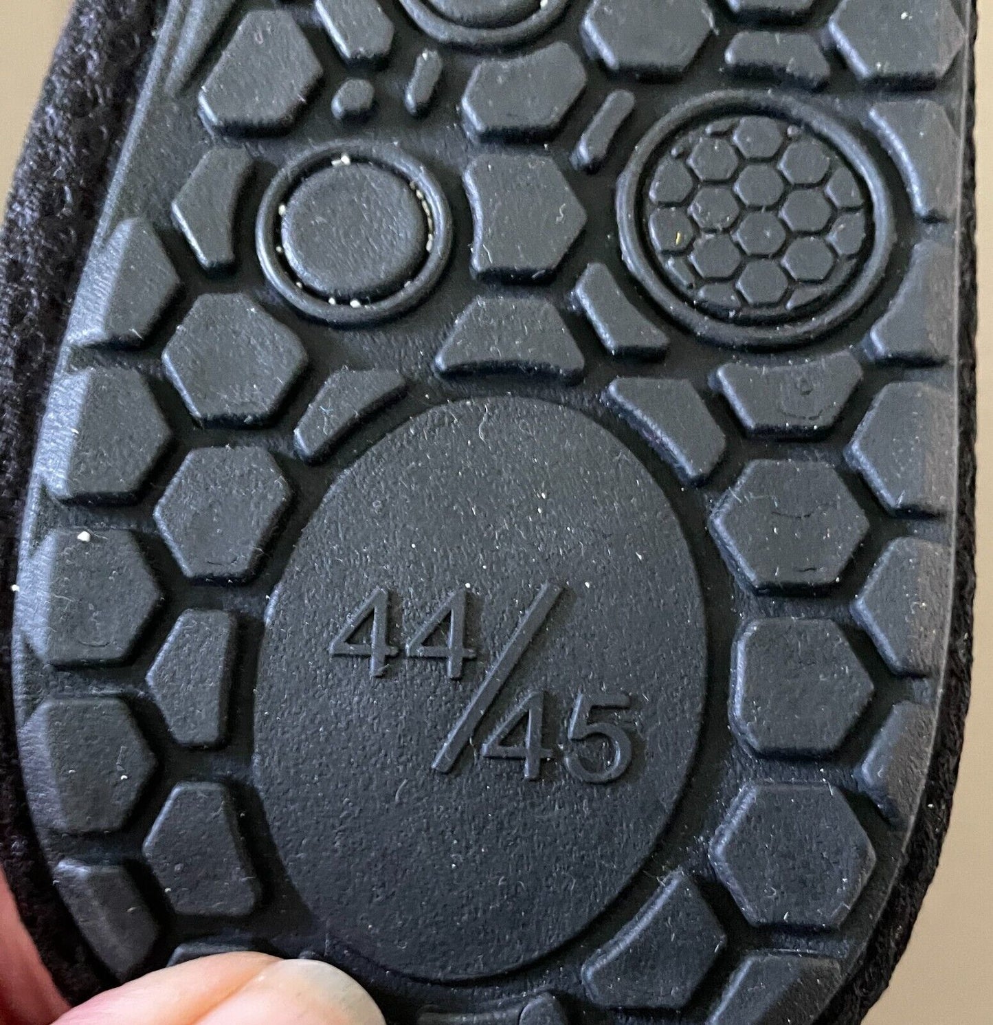 Unisex Black Aqua Quick Dry Water Shoes Dive Surf  Swim Beach Yoga 44/45 Slipons