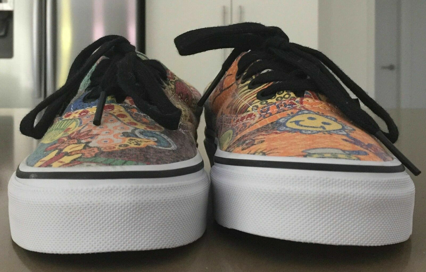 VAN DOREN Lace Up Sneakers Aboriginal Colourful Shoes Size US Men 4 W 5.5 New