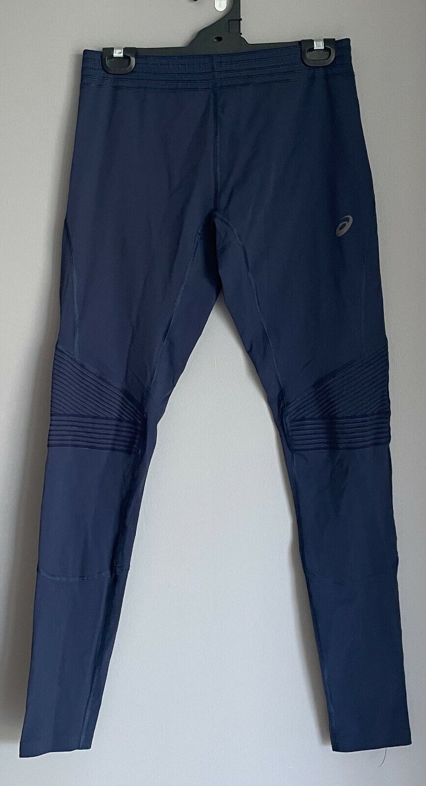 ASICS Pants Navy Blue Motion Dry Full Length Elastic Waist Ladies Size M