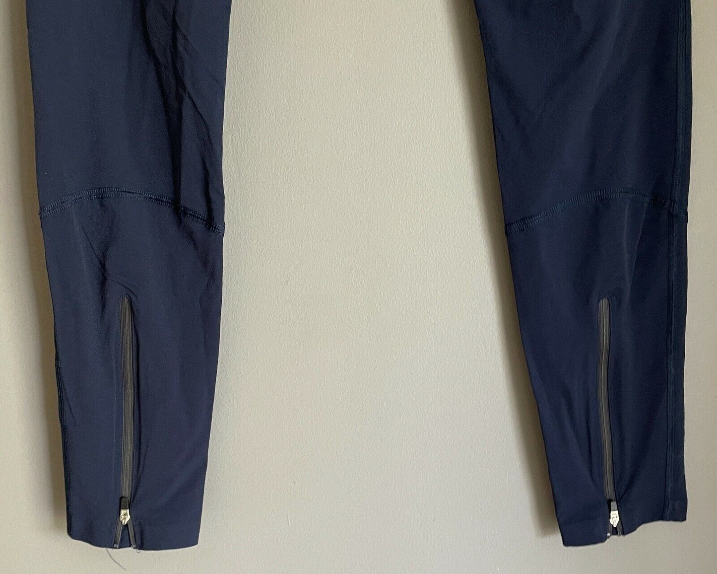 ASICS Pants Navy Blue Motion Dry Full Length Elastic Waist Ladies Size M