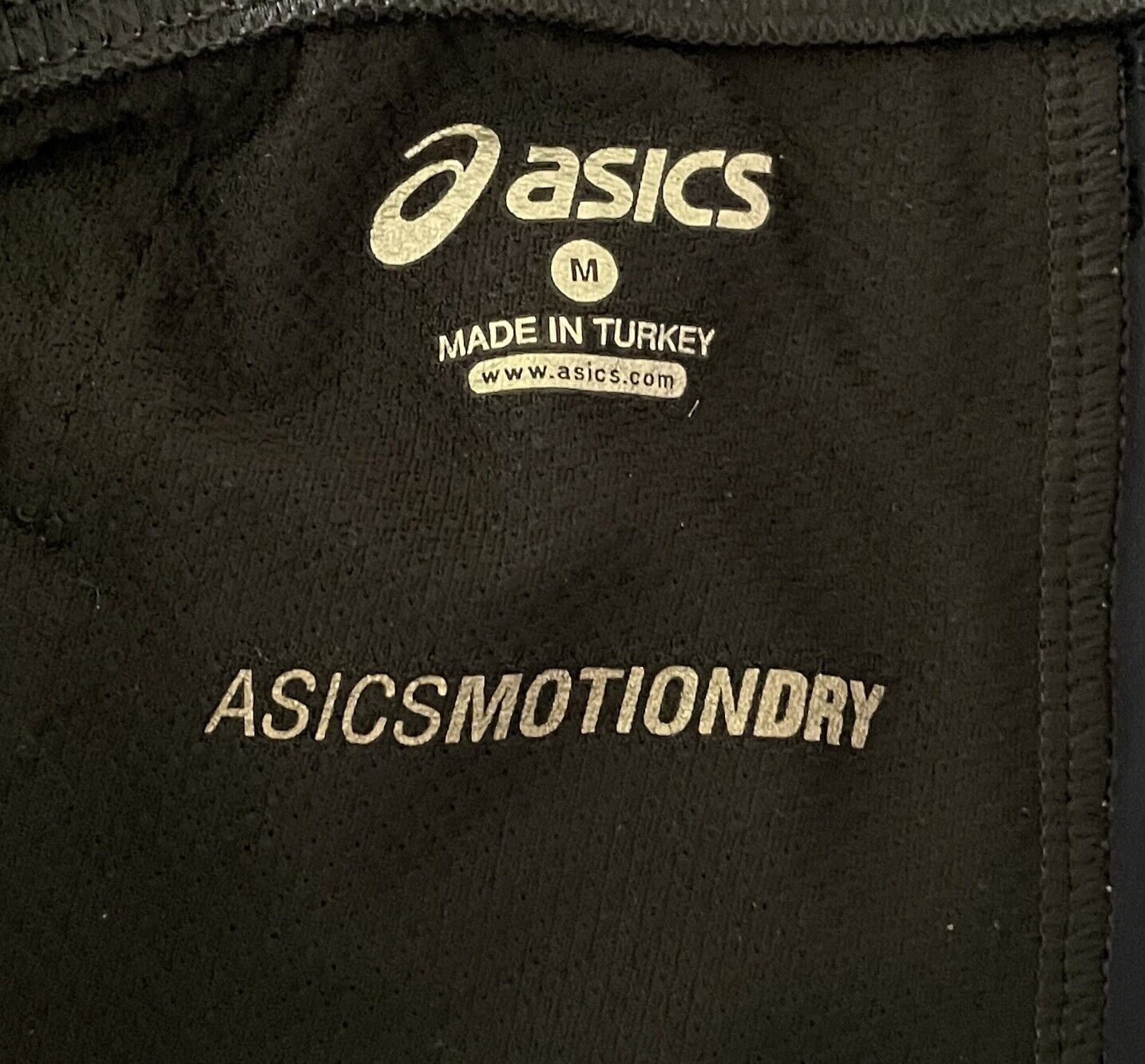 ASICS Pants Navy Blue Motion Dry Full Length Elastic Waist Ladies Size M