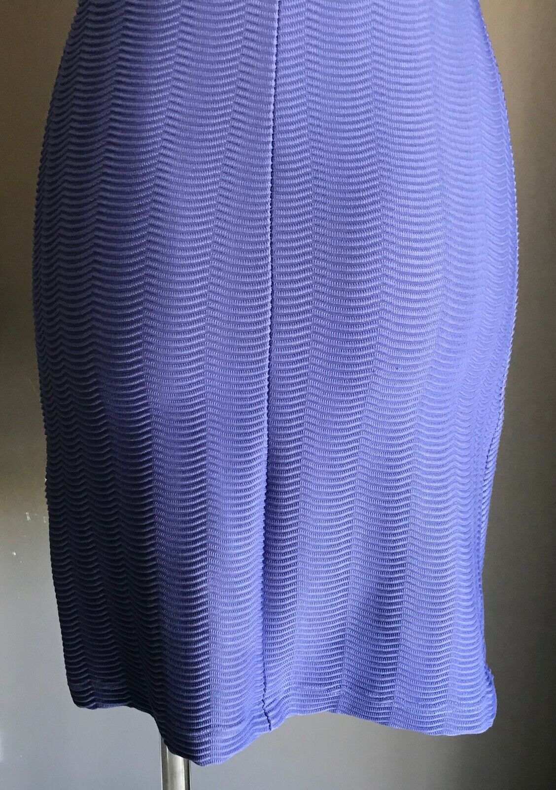 HOUSE Bodycon Dress Mauve Stretch Texture Fabric Sleeveless Size 1 AU 10 Vintage