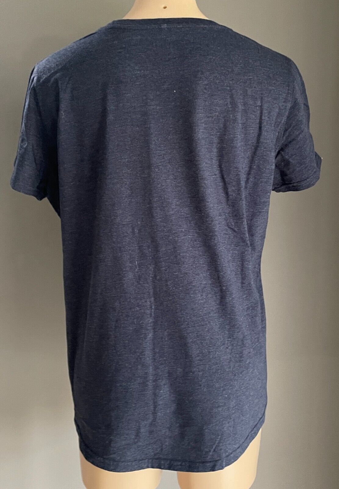 HARRY POTTER T Shirt "Quidditch" Blue Marle Print Short Sleeve Top Tee Sz 16