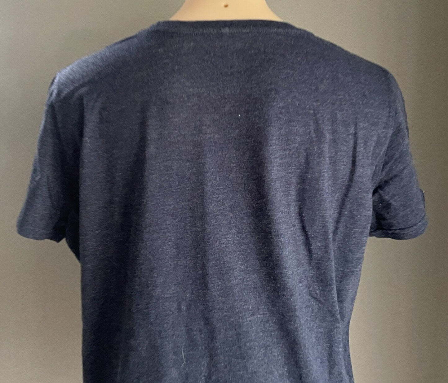 HARRY POTTER T Shirt "Quidditch" Blue Marle Print Short Sleeve Top Tee Sz 16
