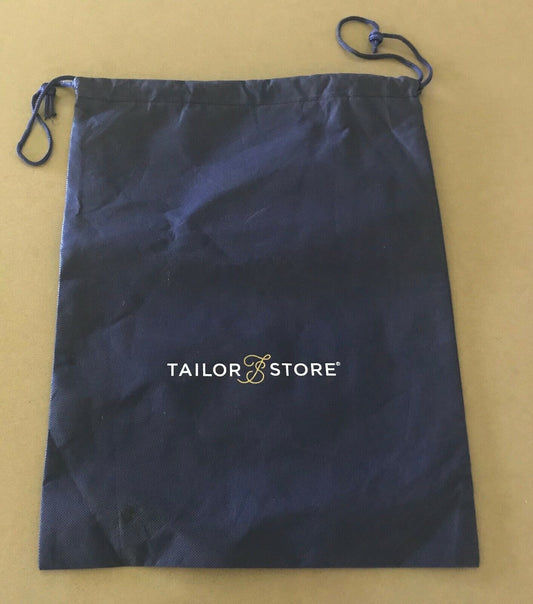Mens Dust Cover TAILOR STORE Navy Luggage Shoe Travel Storage Accessory Bag ONLY