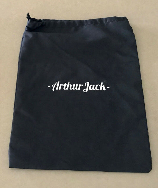 Mens ARTHUR JACK Dust Cover Shoes Black Luggage Fabric Storage Dust Bag ONLY