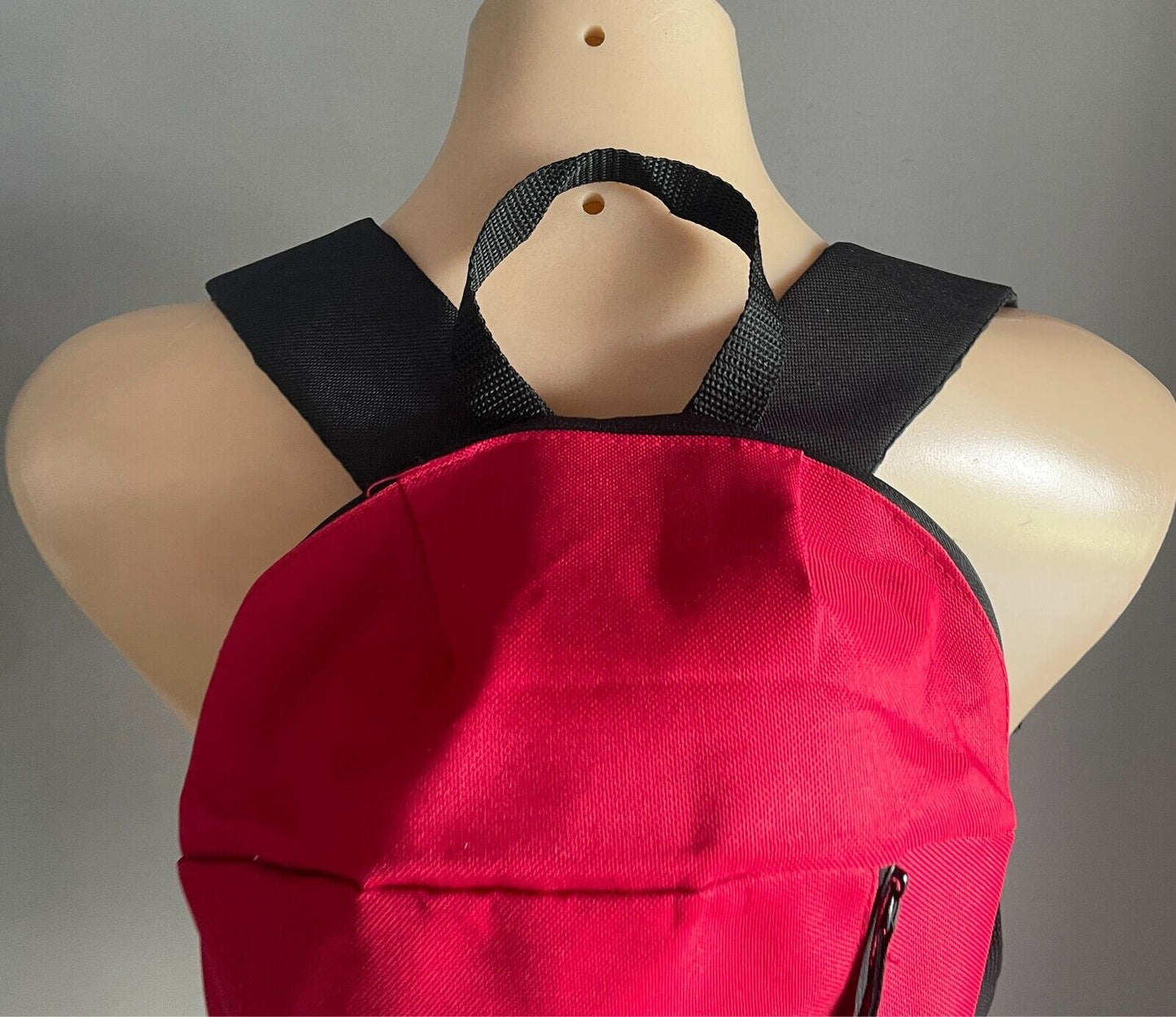 MID WESTERN NSW Uni Get Ready Country Red Black Trim Backpack Adjustable Strap