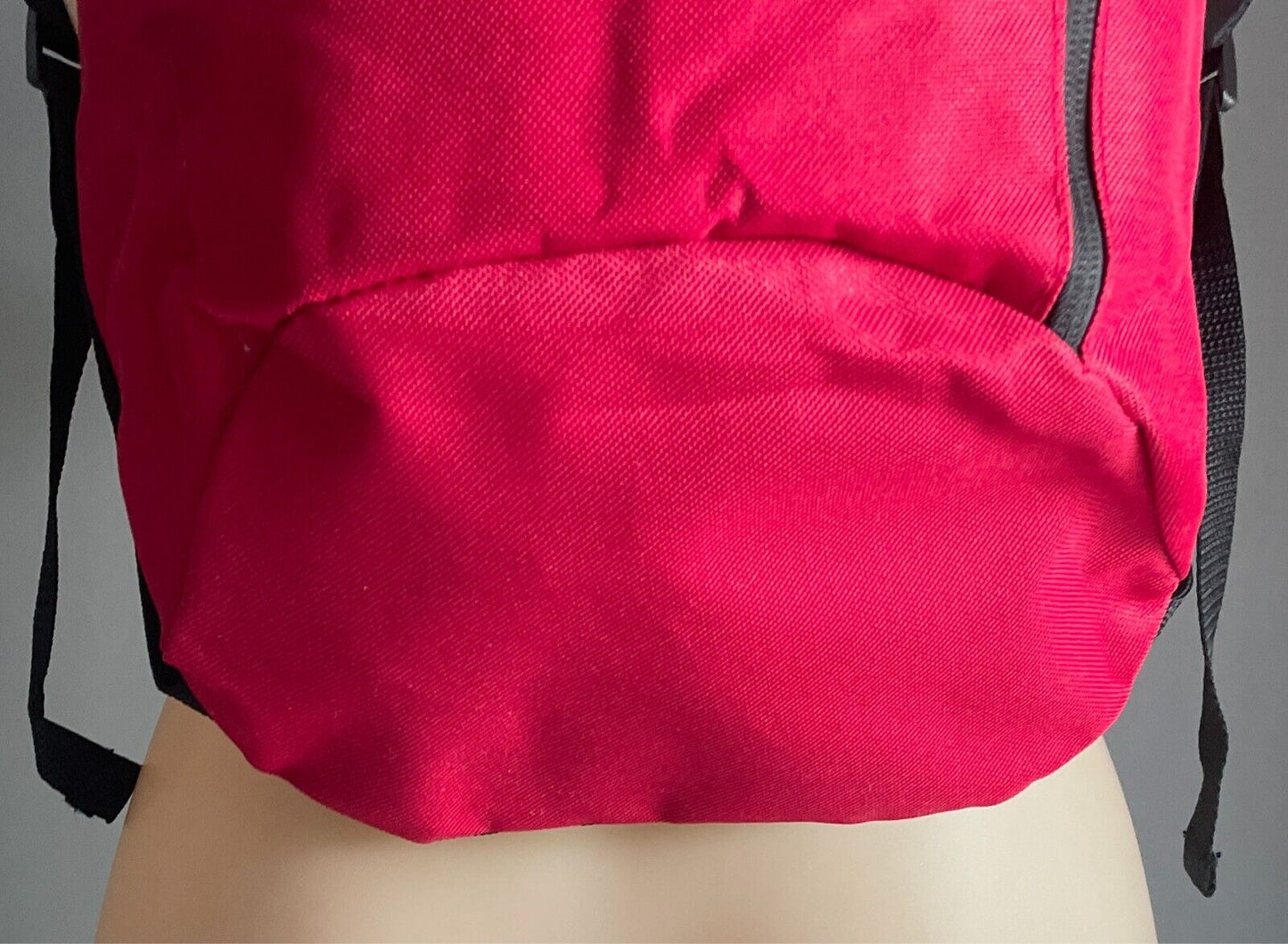 MID WESTERN NSW Uni Get Ready Country Red Black Trim Backpack Adjustable Strap