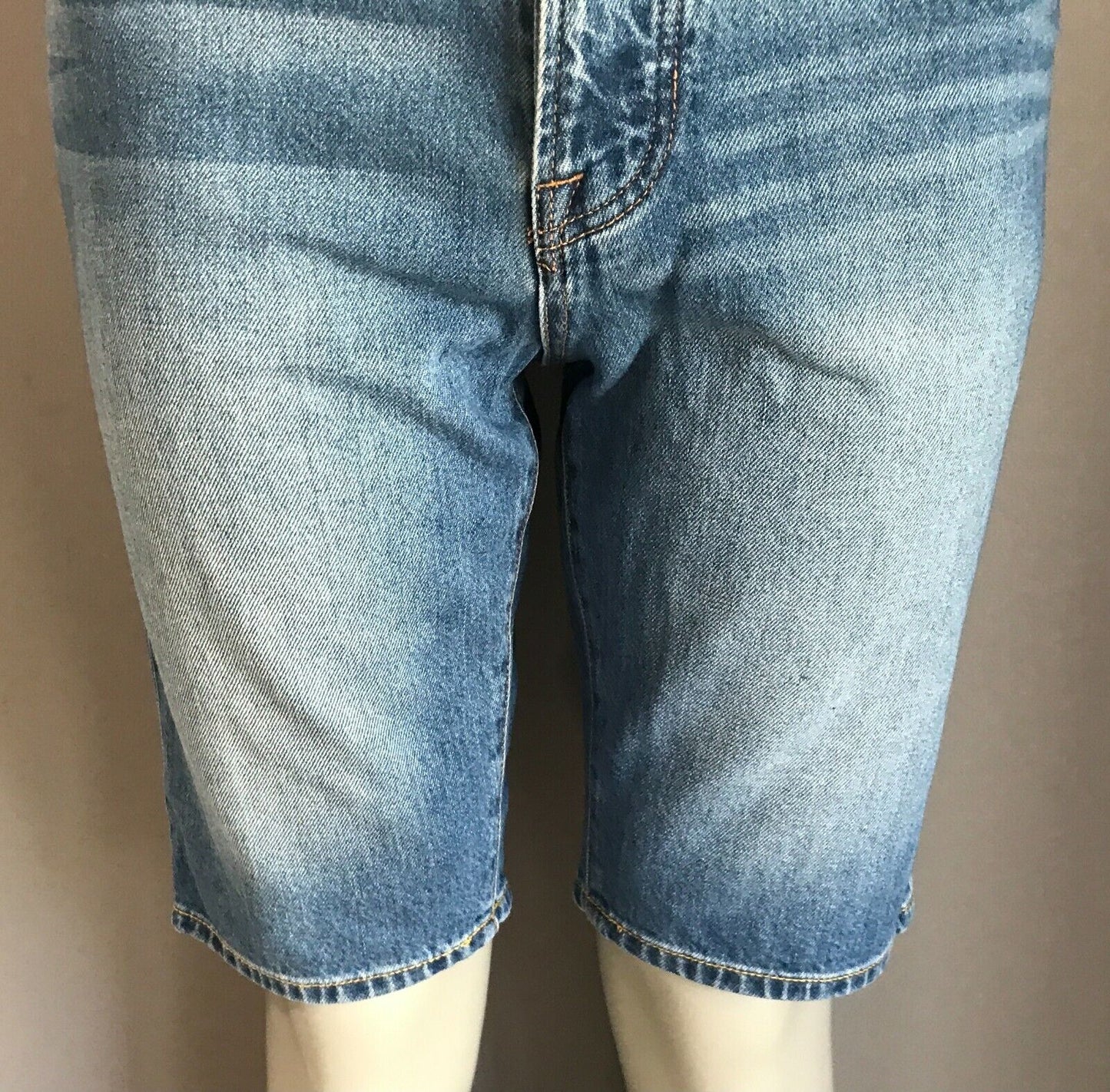 Denim Shorts LEE COOPER "Norris" Jeans Blue Slim Short Pants Button Fly Size 34