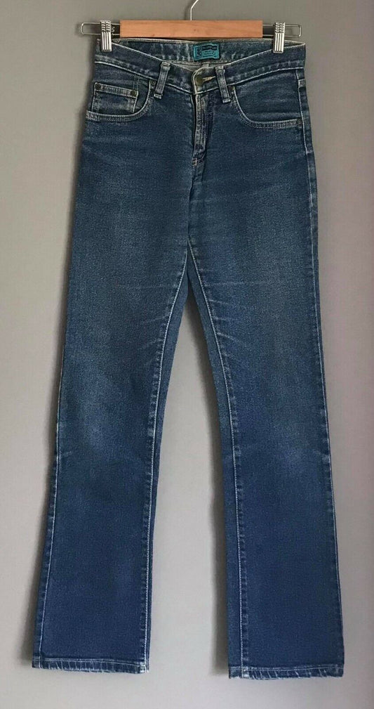Vintage LEE Trumpet Leg Jeans Blue Denim Ladies Size 7 Australia