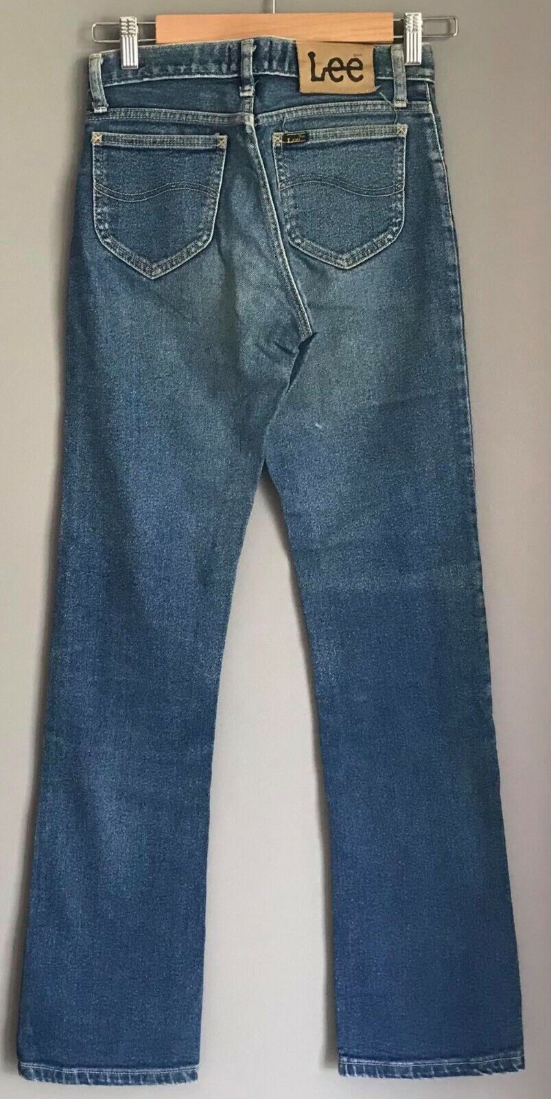 Vintage LEE Trumpet Leg Jeans Blue Denim Ladies Size 7 Australia