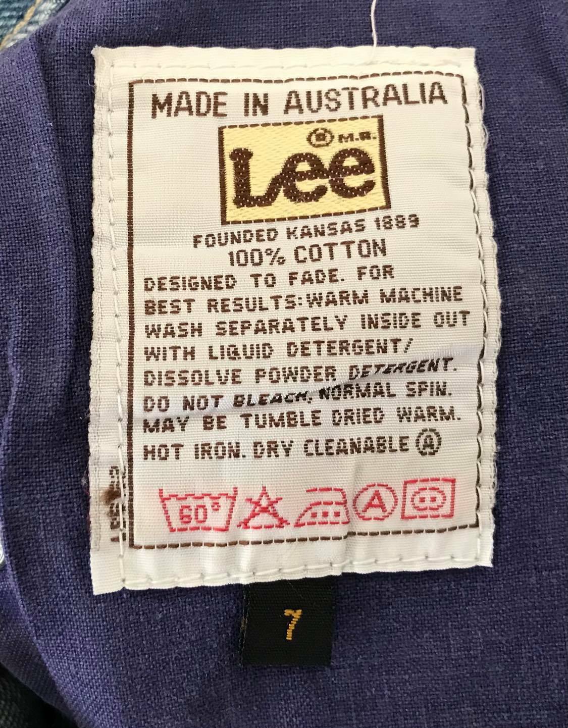 Vintage LEE Trumpet Leg Jeans Blue Denim Ladies Size 7 Australia