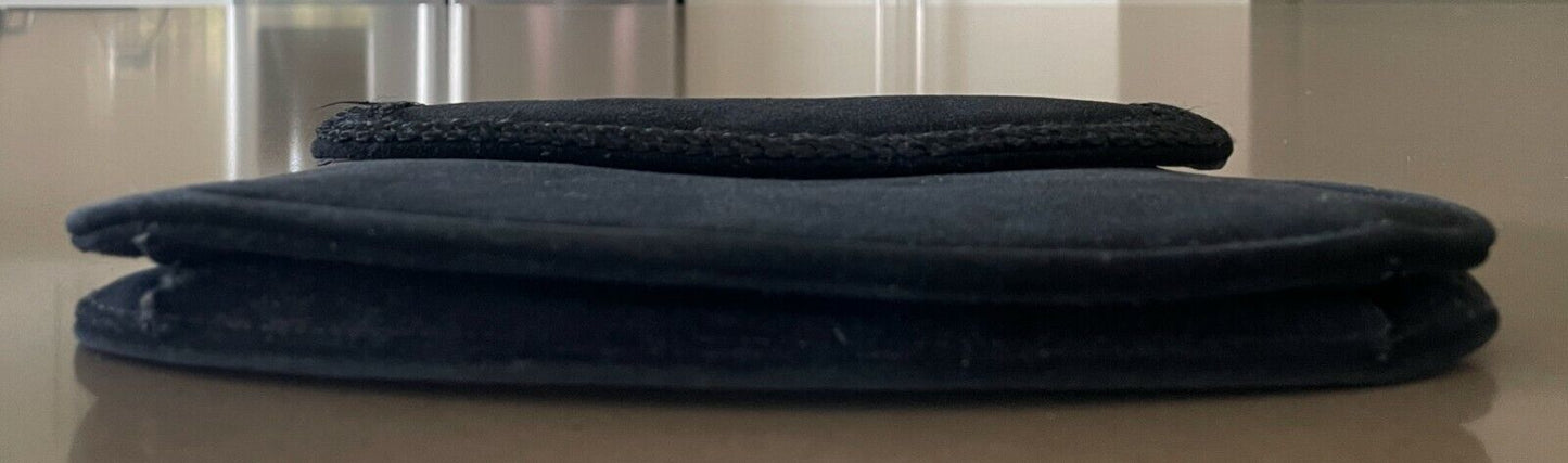 LADY Black Calf Suede Evening Bag Clutch Wrist Strap Vintage 1930's 1940's