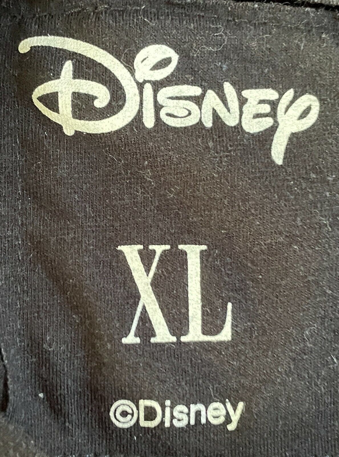 DISNEY Mickey Mouse T Shirt Black & White Print Crop Short Sleeve Top Tee Sz XL