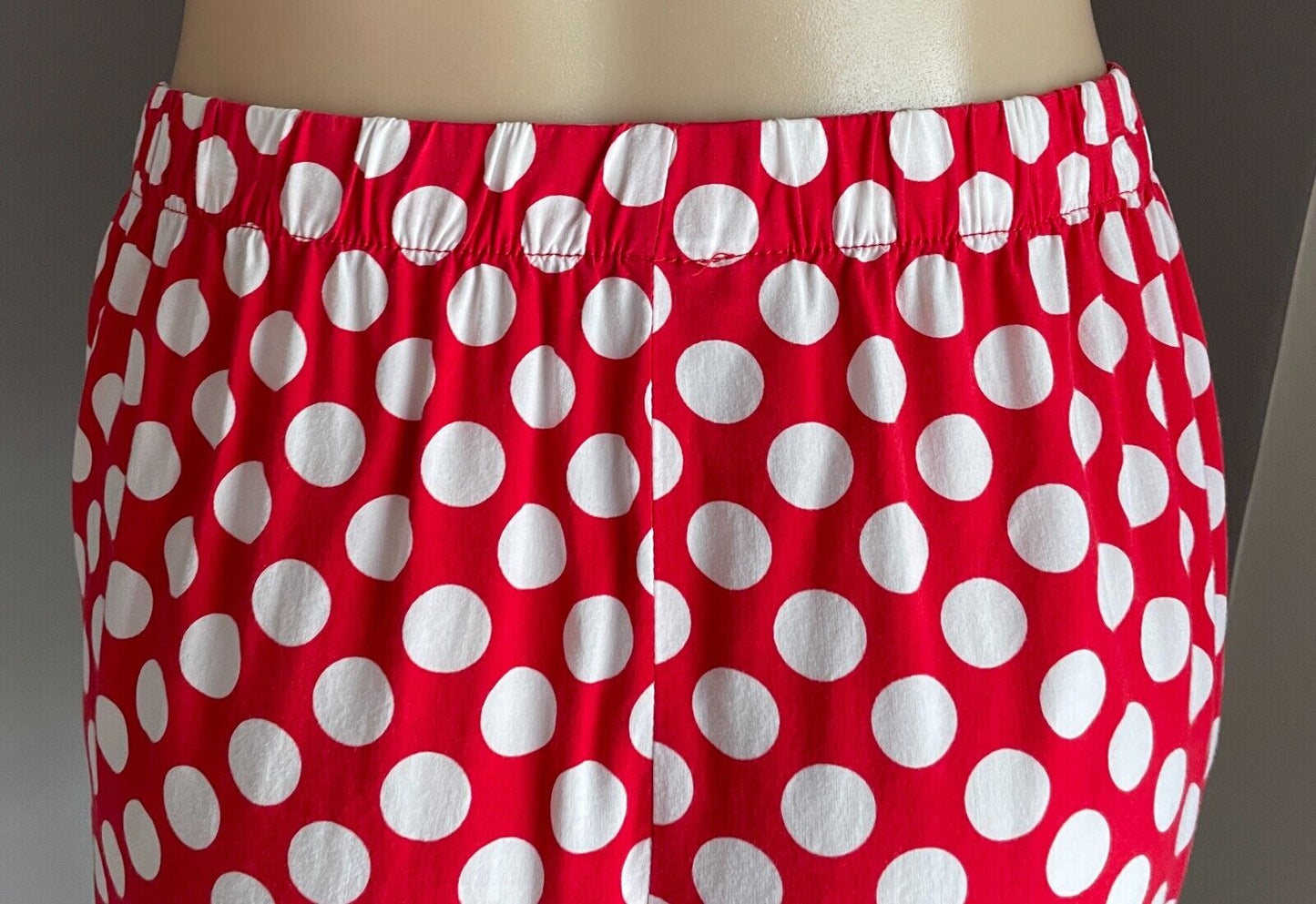 DISNEY Mickey Mouse PJs Pyjama Set T-Shirt & Sleep Shorts Ladies Size M 10 12