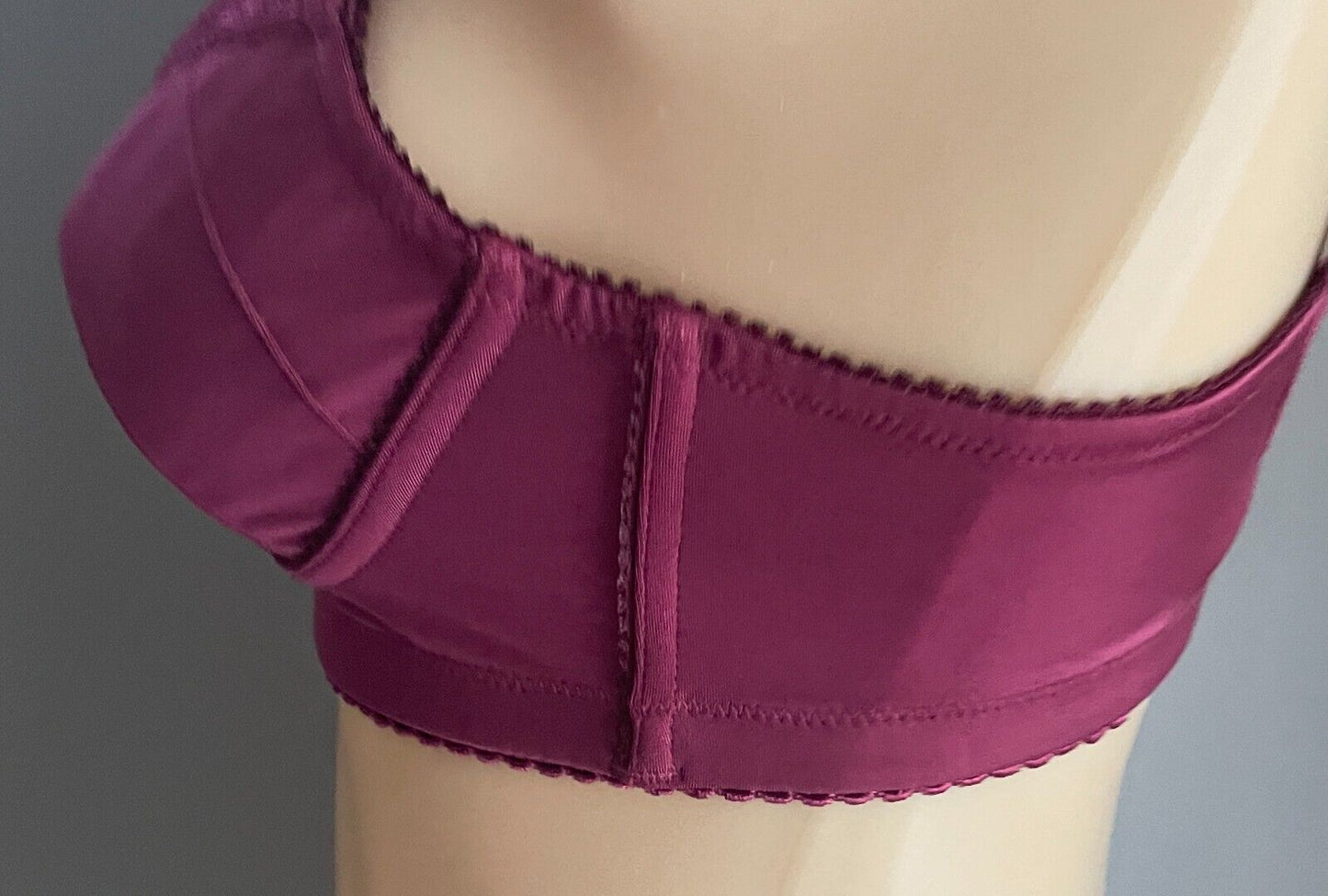 HOTMILK Wild Composure Bra 10 B Berry Red Maternity Nursing Lace Trim Wireless