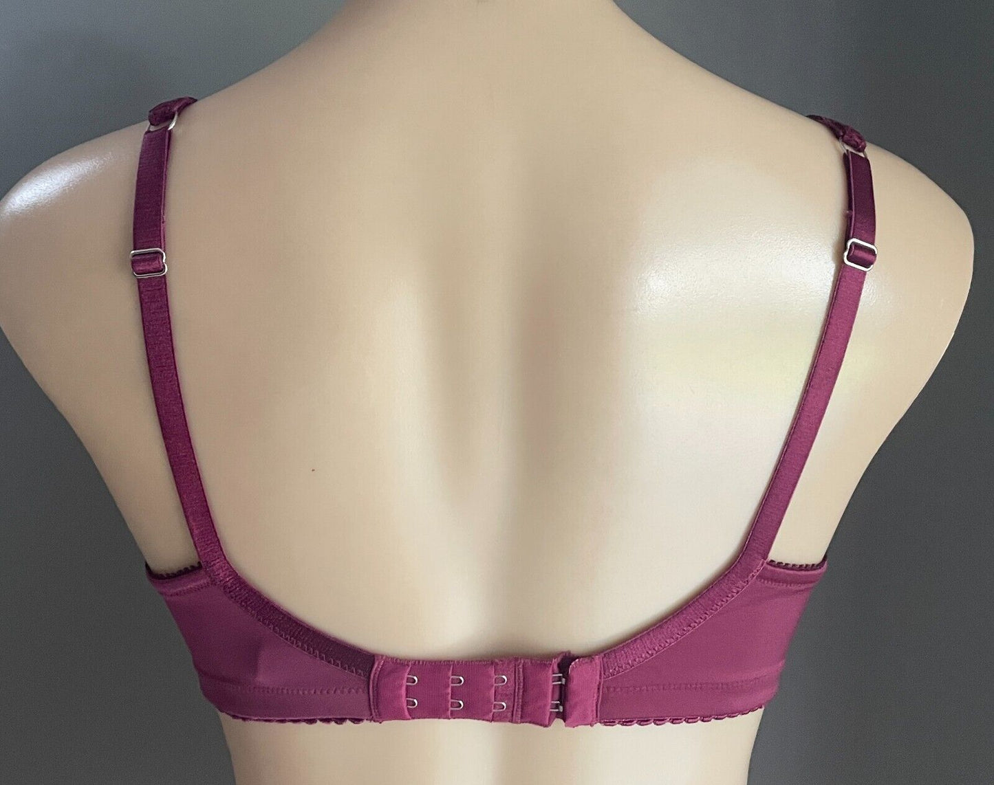 HOTMILK Wild Composure Bra 10 B Berry Red Maternity Nursing Lace Trim Wireless