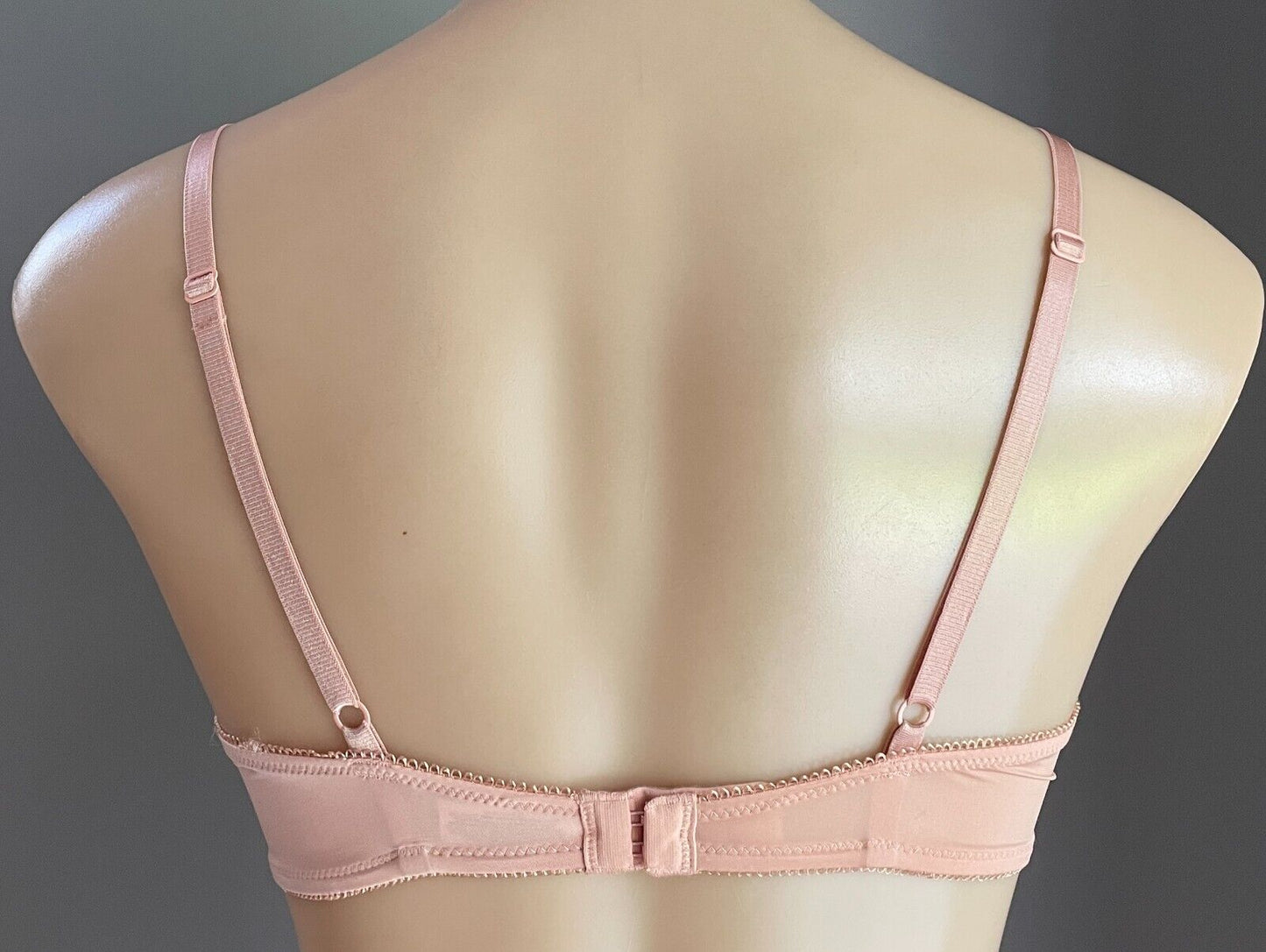 LILY LOVES Bra 12B Blush Lace Soft Cup Underwire Bra Ladies Size 12 B NEW