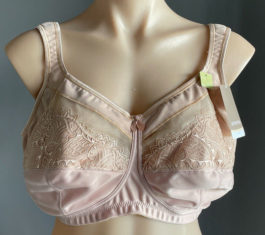 AMOENA Isadora SB Bra 22D Nude Colour Non Wire Soft Cup Ladies Plus Size 22 D