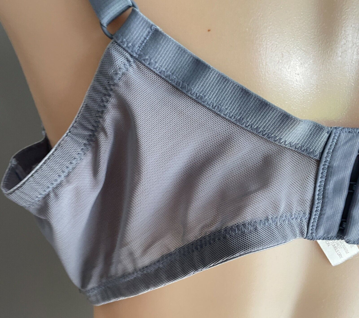 Bra 20E Grey Lace & Blush Pink Underwire Adjustable Ladies Plus Size 20 E NEW