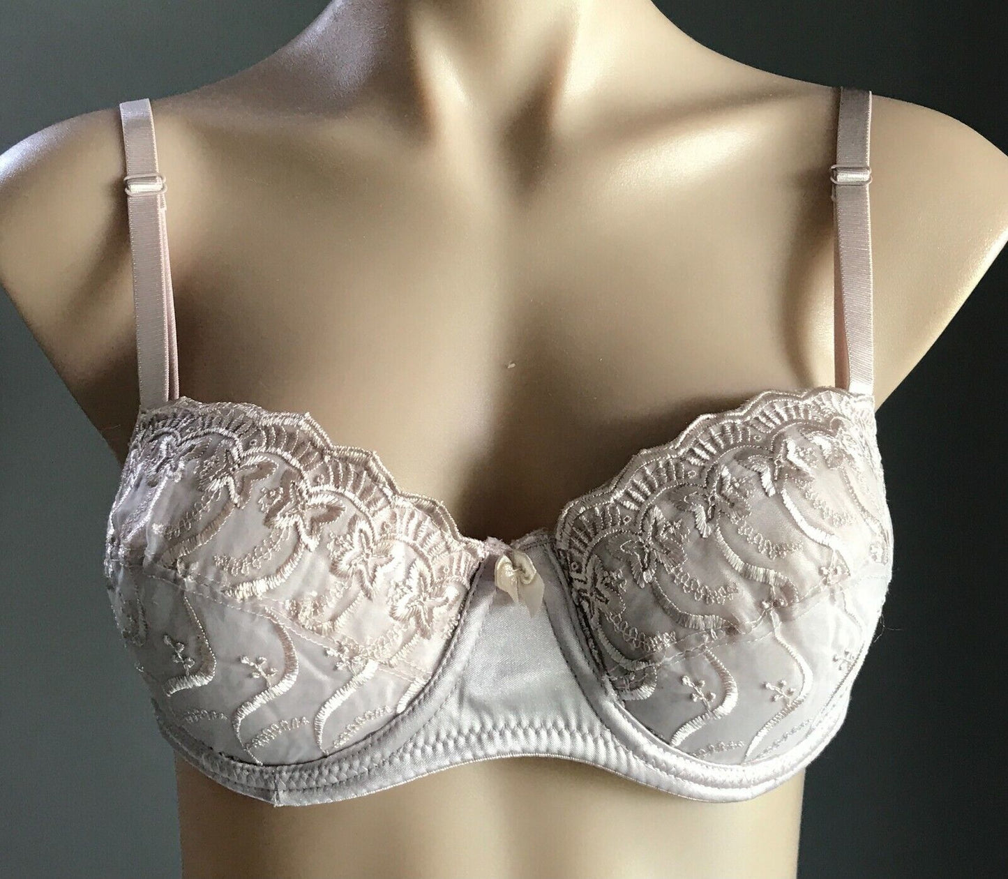 JC Bra 16D Pushup Bra Champagne Colour Lace Underwire Lingerie 16 D 38D