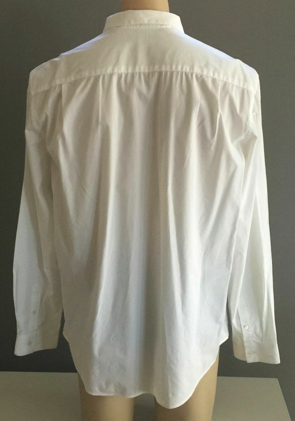 COUNTRY ROAD White Shirt Classic Slim Fit Long Sleeve Mens Size XXL 46