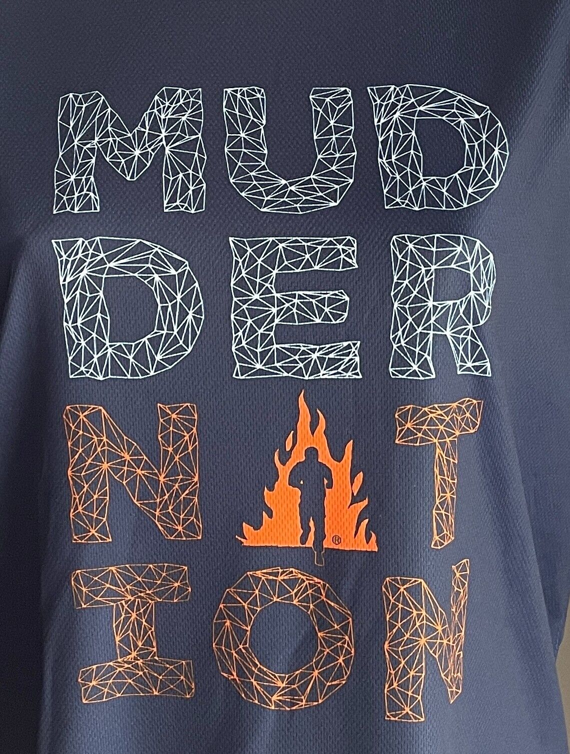 Mens T-Shirt MUDDER NATION Tough Mudder Finisher 2019 Size M 104cm Chest