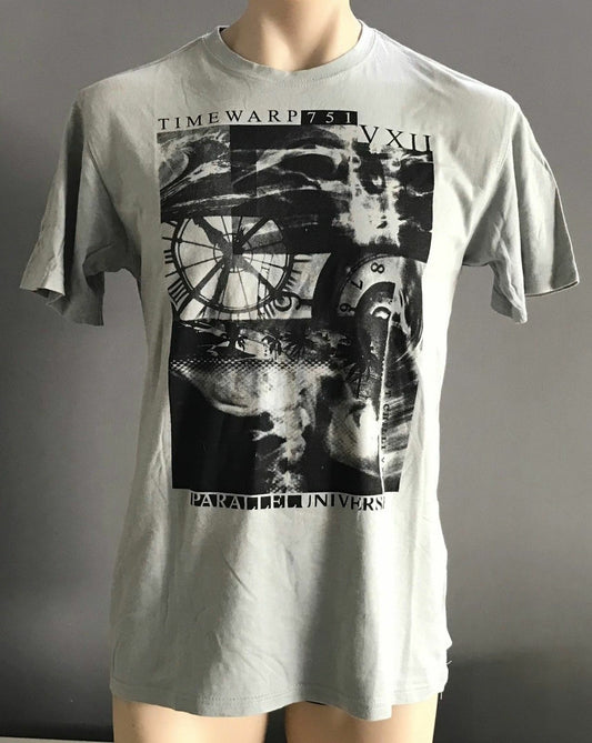Mens HOT CHILLI T Shirt "Ride The Tide" Short Sleeve Graphic Green Wash Size M