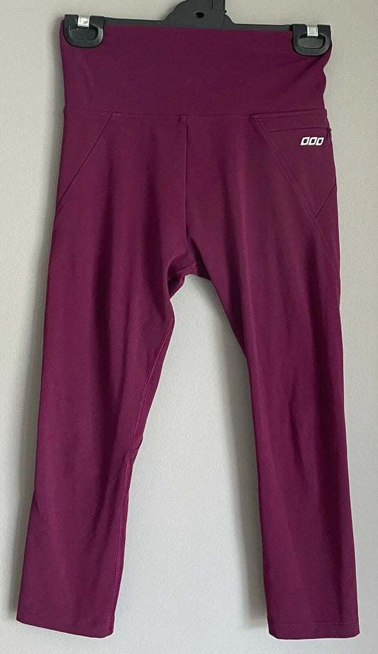 LORNA JANE Leggings Mulberry 7/8 Length High Waist Gym Size XS Activewear Pants
