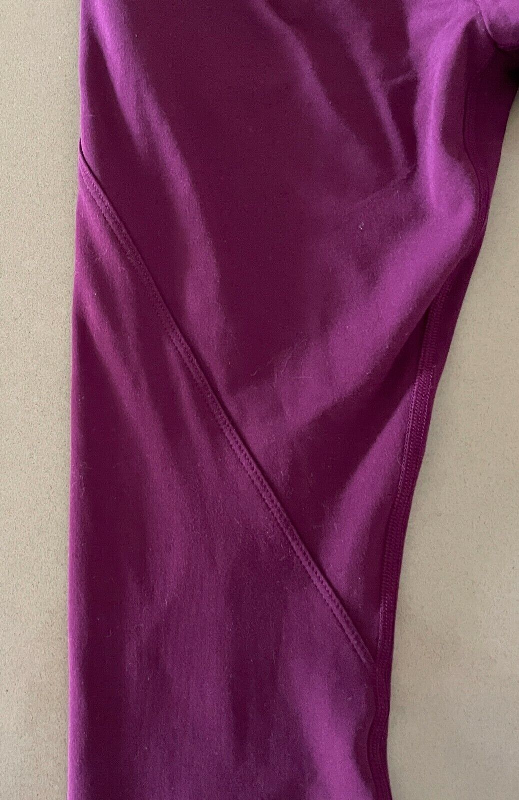 LORNA JANE Leggings Mulberry 7/8 Length High Waist Gym Size XS Activewear Pants